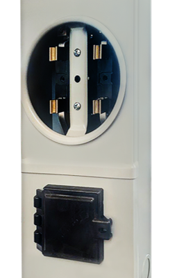 BMI-4/5-100QP - BASE 4/5 TERMINALES MONOFASICA CON INTERRUPTOR