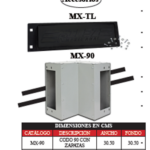 ACCESORIOS MX-TL , MX-90