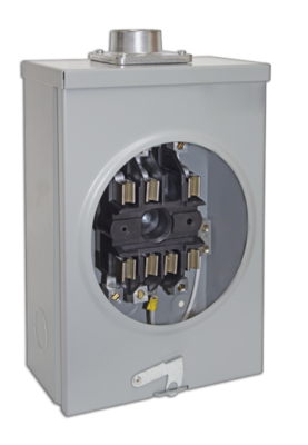 BM-7-100 - Base para watthorímetro trifásico 7 terminales 100 amp
