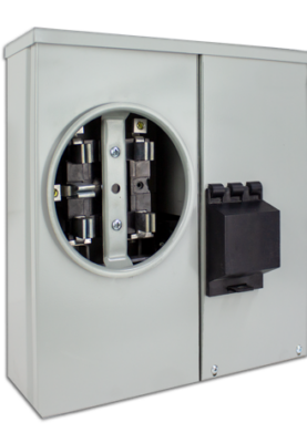 BMI-51-100S - Base integral monofásico 5 terminales c / espacio interruptor principal