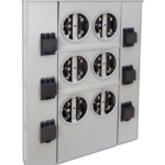 BMI-56-100 - Base monofásica 5 terminales para 6 servicios (incluye conector roscado)
