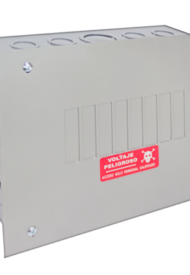 CC-6-8-QO - Centros de carga tipo QO 100 amperes monofásicos 6 y 8 circuitos de empotrar o sobreponer