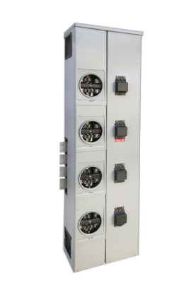Base de medición modular 7200 autosoportable 1- 4 SERVICIOS 200AMP