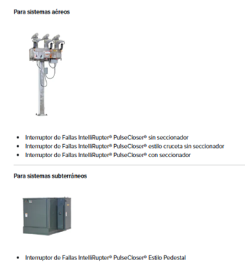 Interruptor de Fallas IntelliRupter® PulseCloser®